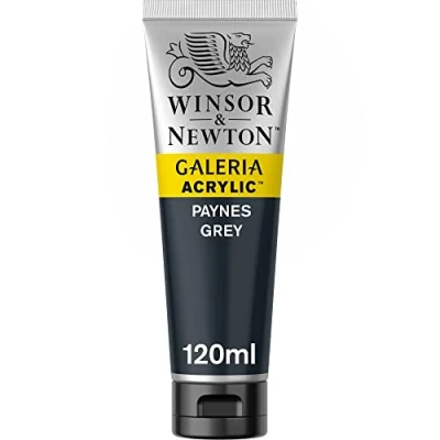 Imagen de Winsor &amp; Newton Pintura Acrílica , 120 ml, Gris (Payne&#039;s Gray)