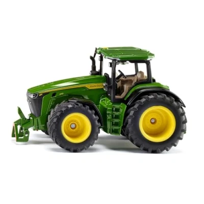 Imagen de siku 3290, John Deere 8R 370,1:32, Metal/Plástico, Verde, Incluido el contrapeso delantero, Capó del motor abatible