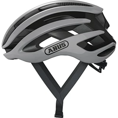 Imagen de ABUS casco de ciclismo carretera AirBreaker alta gama para profesional adolescentes y adultos hombre mujer gris, talla L