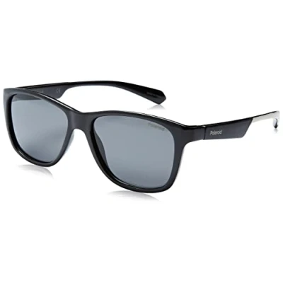 Imagen de Polaroid Junior PLD 8052/S 9HT/M9 Gafas de sol Plástico Marfil/Negro Gris Cuadrada Polarizado