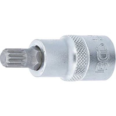 Imagen de BGS 4349 Punta de vaso entrada 12,5 mm (1/2&quot;) dentado múltiple interior (para XZN) M9