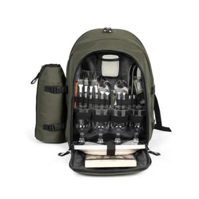 Imagen de Livoo Mochila de Picnic para 4 Personas SE970C 11L, 600D, 30 Accesorios