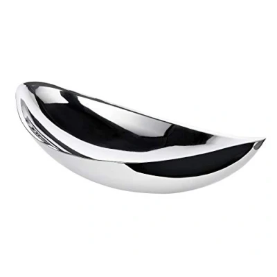 Imagen de EDZARD Bol Halifax, Acero Inoxidable Pulido a Espejo, Longitud 40 cm