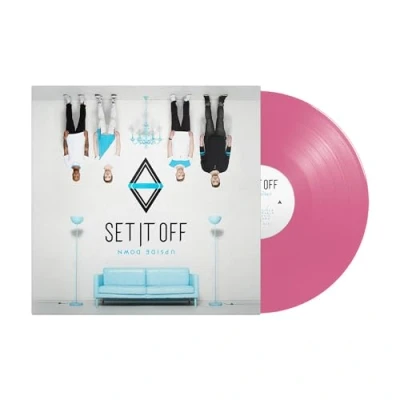 Imagen de Upside Down Vinilo Rosa Set It Off