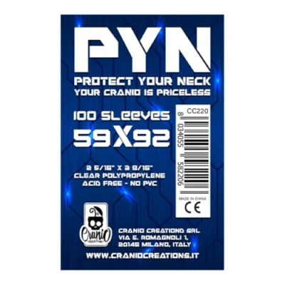 Imagen de Cranio Creations CC220 PYN 100 Sleeves 59 x 92 cm