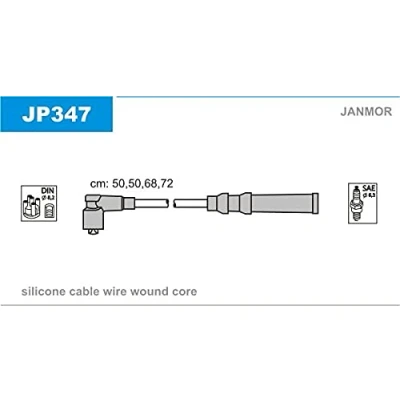 Imagen de JANMOR JP347 Juego de Cables Encendido MAZDA: Demio Wagon