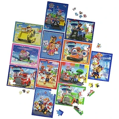 Imagen de Paw Patrol Puzzle 12 en 1 con puzzles