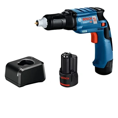 Imagen de Bosch Professional 12V System GTB 11 Atornillador a batería para placa de yeso (Brushless, 0 3000 rpm, 2 baterías x 2.0 Ah, en caja)