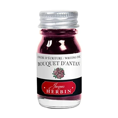 Imagen de Clairefontaine ES J. Herbin (1 botella de tinta 10 ml para pluma estilográfica (), color violeta claro 2.2 x 5.1 cm