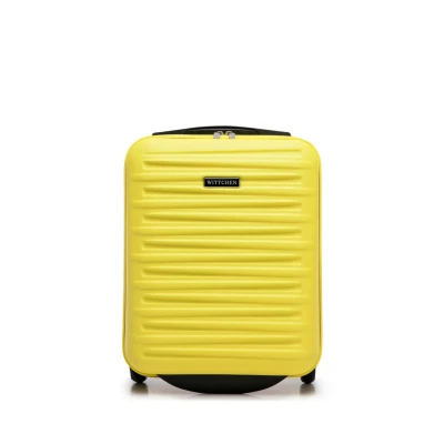 Imagen de WITTCHEN Skyspeed Line Maleta de Cabina Libre a Bordo Equipaje pequeña rígida ABS asa telescópica 2 Ruedas Pata Inferior Amarillo
