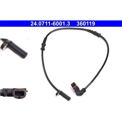 Imagen de ATE 24.0711 6001.3 Sensor de ABS 565 MERCEDES BENZ: Clase C Berlina, Coupé, SLK