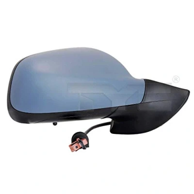 Imagen de Espejo retrovisor Tyc 326 0091 derecha imprimado convexo, calefactable, tintado en azul, abatible eléctricamente, con sensor de temperatura, para ajus