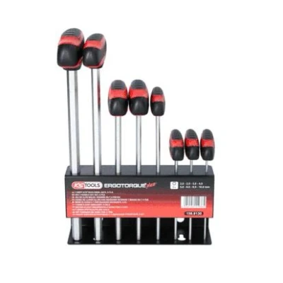 Imagen de KS TOOLS 158.8130 Kit de atornilladores 8 Soporte metálico