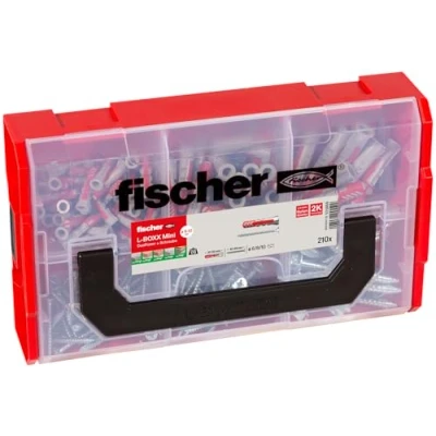 Imagen de Fischer Fixtainer Duoline Caja de Herramientas, Negro, 35969