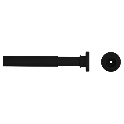 Imagen de Sealskin barra telescópica para cortina de ducha, 125 220 cm, sujeción aluminio ducha y bañera, color: negro, diámetro: 28 mm, sin taladrar