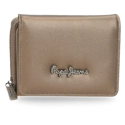 Imagen de Pepe Jeans Ruby Billetero con Monedero Beige 10x8x3 cms Poliéster y PU 0,24L by Joumma Bags