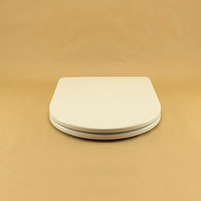 Imagen de para inodoro Hatria Fusion Termoestable blanco cremallera inoxidable normal o lento Soft Close