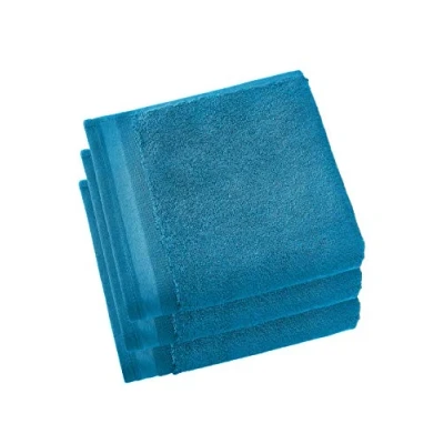 Imagen de de Witte Lietaer Contessa Luxe Toallas baño (algodón, 50 x 100 cm, 3 Unidades), Color Azul