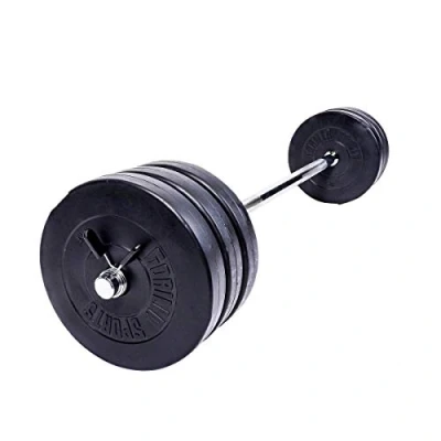 Imagen de GORILLA SPORTS® Juego de Barras y Pesas Plástico 38 kg