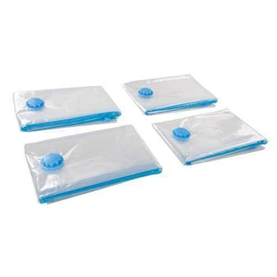 Imagen de Fixman 310515 Bolsas de almacenamiento al vacío (1000 x 800 mm, 4 unidades), color azul
