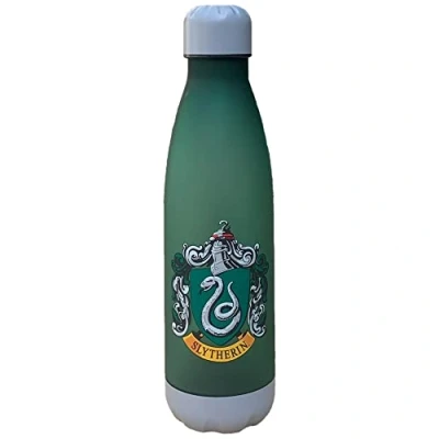 Imagen de CARTOON botella de plástico reutilizable Harry Potter, Slytherin, sin BPA, 650 ml, tapón desenroscado