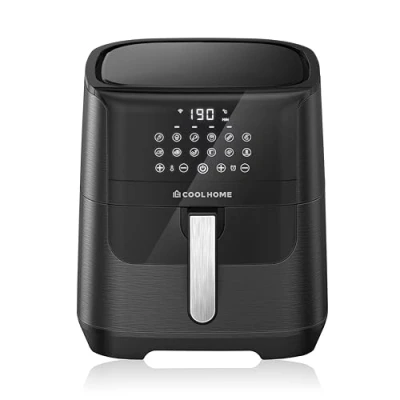 Imagen de CoolHome AF23 Airfryer XXL Deluxe 6,5 Litros Freidora de aire caliente con revestimiento cerámica negro
