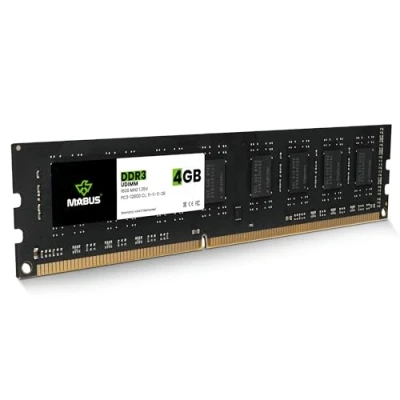 Imagen de MABUS Memoria ram Ddr3 4gb UDIMM Ordenador Pc Pc3 12800 Dektop 1600 1600Mhz Memory