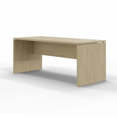 Imagen de Spacio Escritorio de Madera H20, Mesa Oficina para Ordenador con Pata Panel, Tablero 30mm (Roble, 180x80cm)