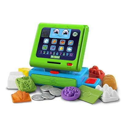 Imagen de LeapFrog Count Along Till Educational Interactive Toy Shop with 20 Piece Pretend Play Set, Teaches Numbers, Counting and Colours, For 2 3 4 Years Girls &amp; Boys