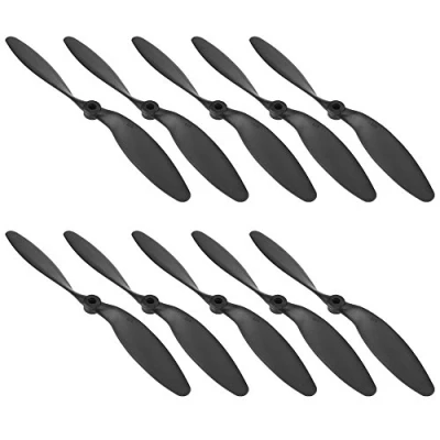 Imagen de Hélices Quadcopter para Aviones, 10 Pcs / Juego 8060 Accesorios de Control Remoto Avión (Negro)