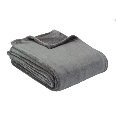 Imagen de Pikolin Home Manta Plaid Lisa Terciopelo Coralina, Suave, Confortable, Agradable y Transpirable