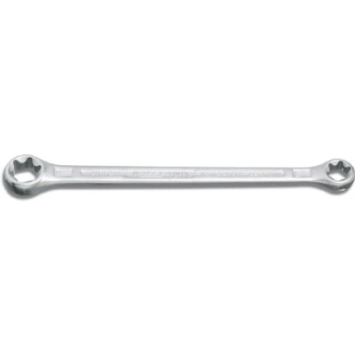 Imagen de HAZET 609 E10XE12 Llave estrella doble 140 E10, E12 Acero cromo vanadio