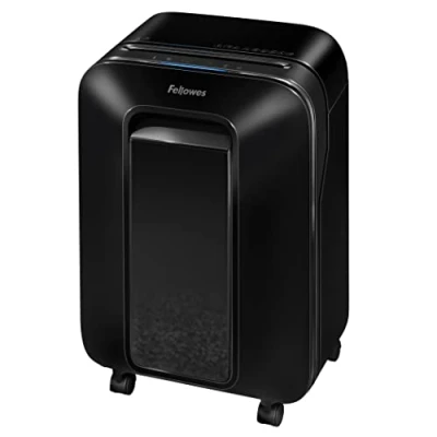 Imagen de Fellowes LX200 Trituradora de Papel, minicorte, destruye hasta 12 Hojas, destructora Papel Uso Personal, Papelera 22L, Nivel Seguridad DIN P4, 100% Anti Atascos, Color Negro