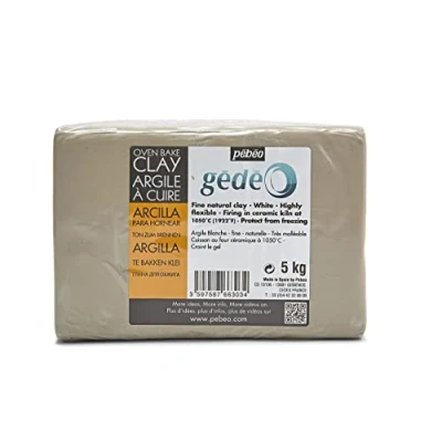 Imagen de Pébéo 766303 Arcilla de modelado blanca, 5kg, 5000