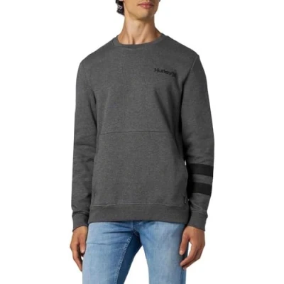 Imagen de Hurley Oceancare CREW Sudadera, Hombre, Talla: Large, Dk grey htr