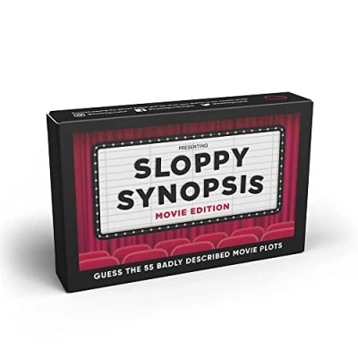 Imagen de Bubblegum Stuff Sloppy Synopsis juego de cartas preguntas películas mal descritas 55 tarjetas Divertido familiar para todas las edades Perfecto fiestas y noches