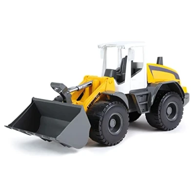 Imagen de Lena Worxx Liebherr L538 Robusto Cargador Juguete por 3+ Años Niños, Amarillo