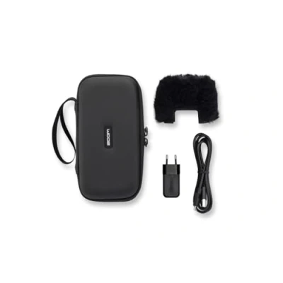 Imagen de Zoom APH 2e (versión UE) Paquete de accesorios para la grabadora fundas, H2essential Handy Recorder, funda H2e, parabrisas, adaptador corriente, cable USB C