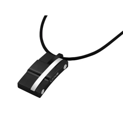Imagen de Lotus Colgante Collar para Hombre Acero Inoxidable