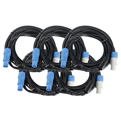 Imagen de Pronomic Stage PPD 5 cable híbrido Powerplug/DMX Juego de