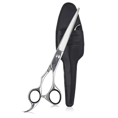 Imagen de Olivia Garden SilkCut Cizalla, tamaño 6.50&quot; Cuchillas convexas ultra afiladas, hechas a mano con acero japonés, diseño ergonómico de la manija, funda cizalla incluida