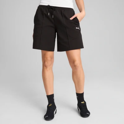 Imagen de Puma Wardrobe Relaxed FIT 8&quot; Pantalones deportivos, Mujer, Talla: Large, Black