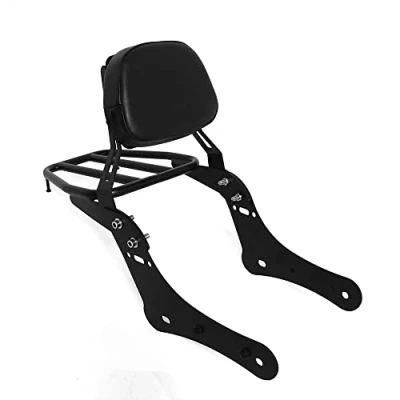 Imagen de Respaldo Desmontable del Pasajero para Kawasaki Vulcan S 650 VN650 2015 2016 2017 2018 2019 (con portaequipajes)