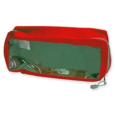 Imagen de GIMA Bolsa rectangular E2 con ventana, Rojo, 1