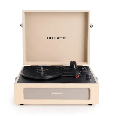 Imagen de CREATE/RECOR Player Retro/Tocadiscos Retro Arena/con Bluetooth, USB, SD, MicroSD y Mp3