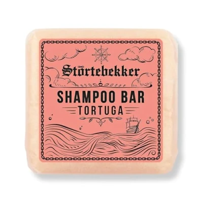 Imagen de Störtebekker® Premium Champú sólido Tortuga vegano hecho a mano para hombre y mujer cuidado de ducha perfumado la piel el cabello hidratante Bar 100g