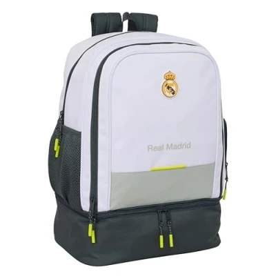 Imagen de Safta REAL MADRID EQUIPACIÓN 25/26 Mochila de Entrenamiento, para Uso Diario, Ideal Niños Diferentes Edades, Cómoda y Versátil, Calidad Resistencia, 35x24x50 cm