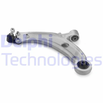 Imagen de DELPHI TC6901 Barra oscilante, suspensión de ruedas con rótula suspensión/carga Brazo oscilante longitudinal Aluminio PEUGEOT: 308 II Hatchback