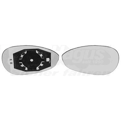 Imagen de VAN WEZEL 1624837 Cristal de Espejo izquierda FIAT: 500 C Cabrio, Grande Punto Hatchback, ABARTH: 500C / 595C 695C Cabrio