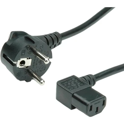 Imagen de Roline Power Cable, Angled Iec Connector 1.8 M Cables De Transmisión